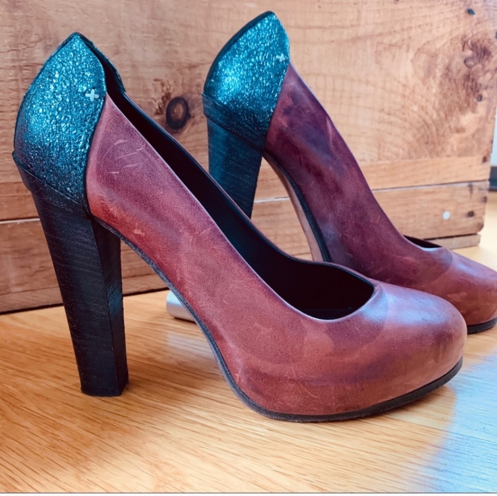Rag and Bone Platform Heel, 37.5 Approx 7.5